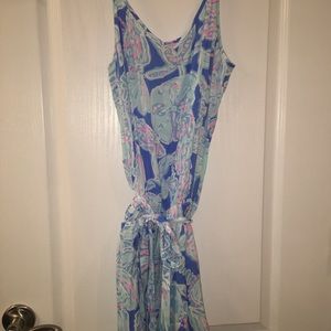 Lilly Pulitzer Bay Blue Into the Deep romper